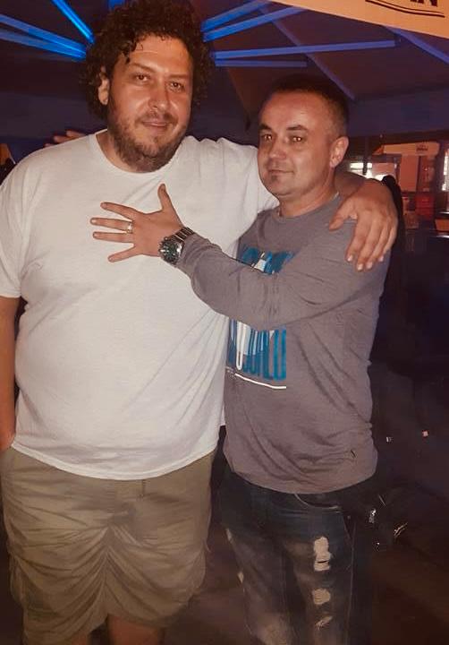 Boris Buden s poznatom osobom iz javnog života
